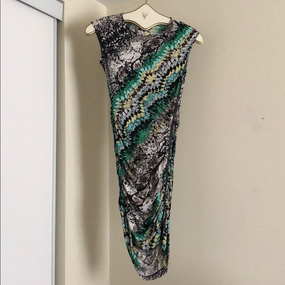 Cool Print Zipper Dress - Picture 1 of 5